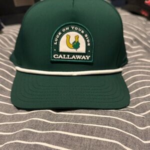 Callaway Dark Green Golf Hat with Logo
